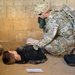 U.S. Soldier Reacts to a First Aid Training Scenario