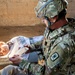 Sgt. Marc Stedtler Applies First Aid During Excercise Cobra Strike 2019