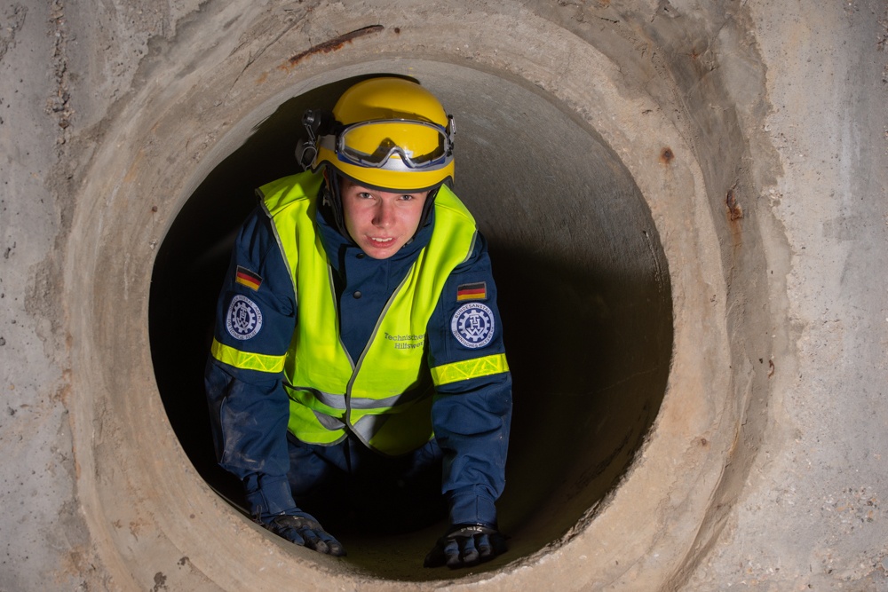 Rafael Baumhauer, Technisches Hilfswerk Navigates Tunnels during Cobra Strike 2019