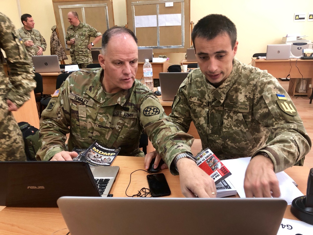 U.S. and Italian Forces Join Multinational Staff Officer Course in Kyiv, Ukraine