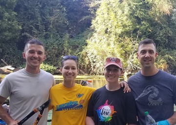 142nd FW CGO Council cleans up local park