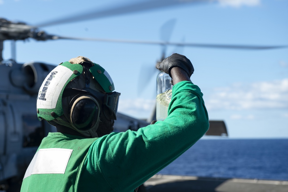 USS San Jacinto Conducts Flight Operations