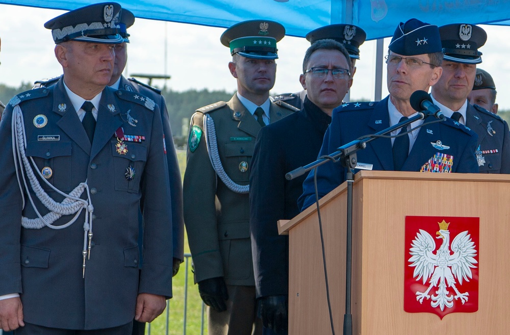 Runway at Lask Air Base, Poland reopens, increases U.S. and Polish military abilities in region