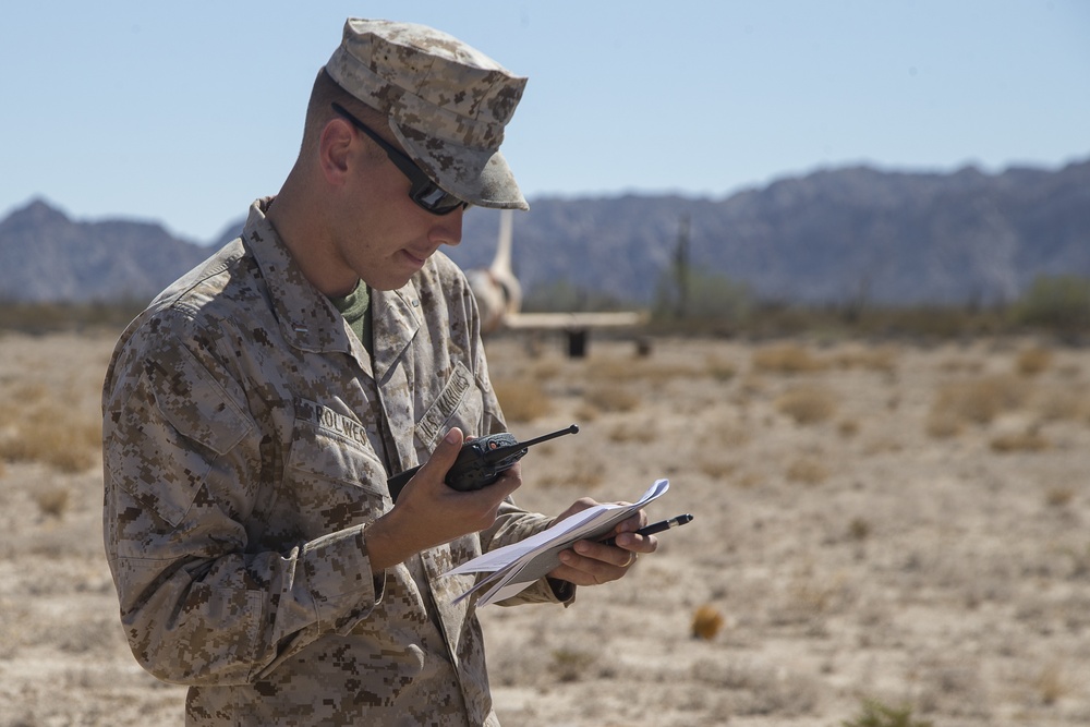 MAWTS-1 Marines Conduct a Damage Assessment Exercise