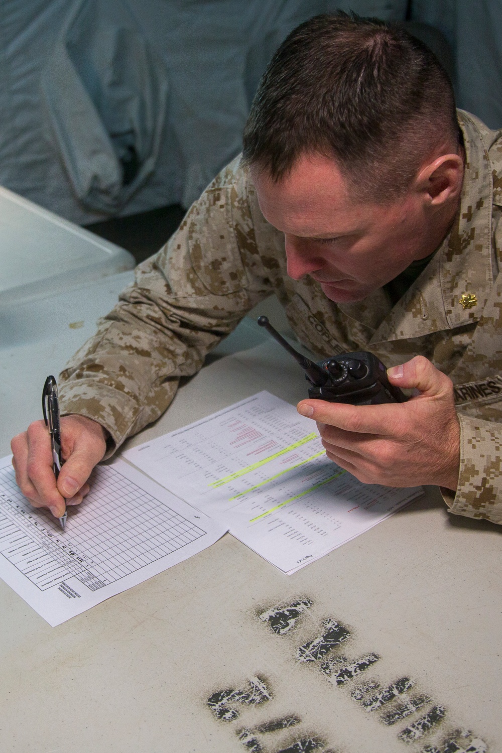 MAWTS-1 Marines Conduct a Damage Assessment Exercise