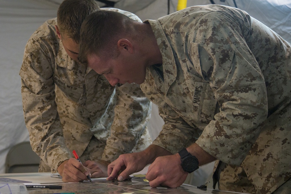 MAWTS-1 Marines Conduct a Damage Assessment Exercise