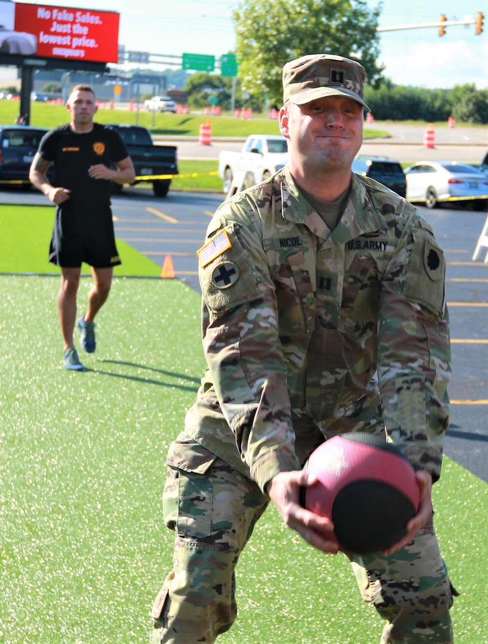 Illinois Army National Guard Leaders Tryout ACFT Events at Commanders Guidance Conference