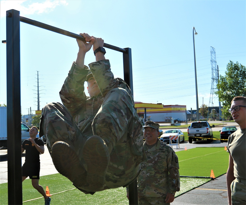 Illinois Army National Guard Leaders Tryout ACFT Events at Commanders Guidance Conference