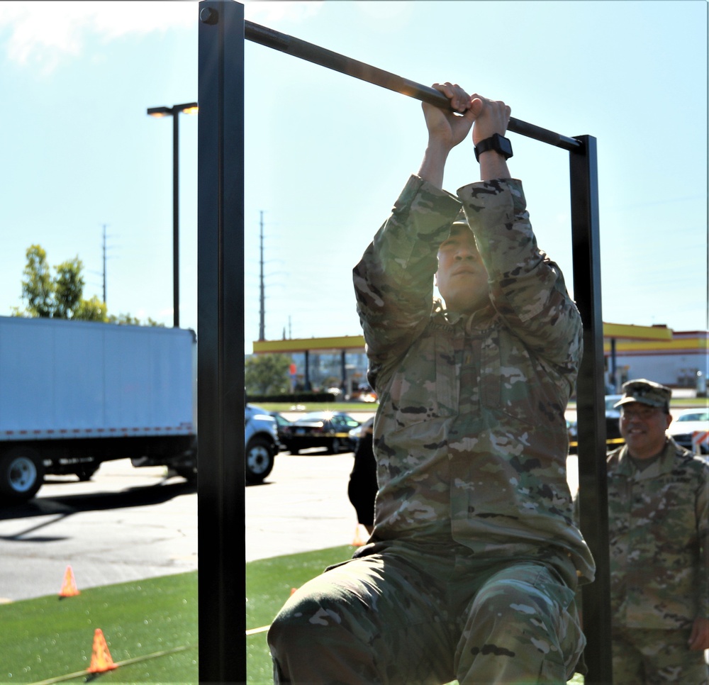 Illinois Army National Guard Leaders Tryout ACFT Events at Commanders Guidance Conference