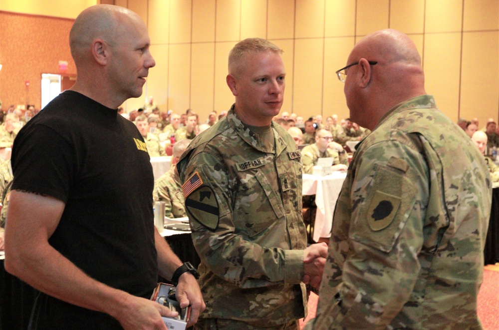 Illinois Army National Guard Leaders Tryout ACFT Events at Commanders Guidance Conference