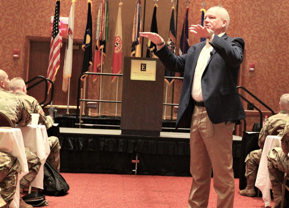 Retired Major General Talks Sustainable Readiness at ILARNG Conference