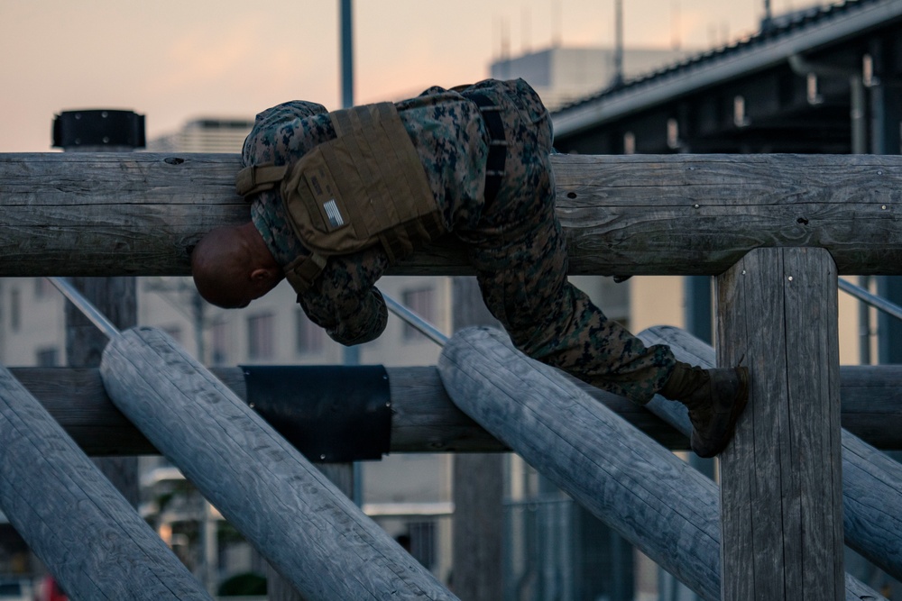 MCAS Iwakuni Marines obstacle course pt