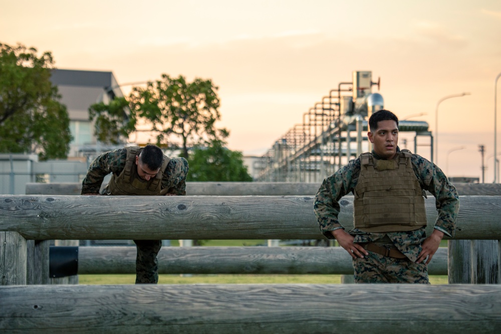 MCAS Iwakuni Marines obstacle course pt