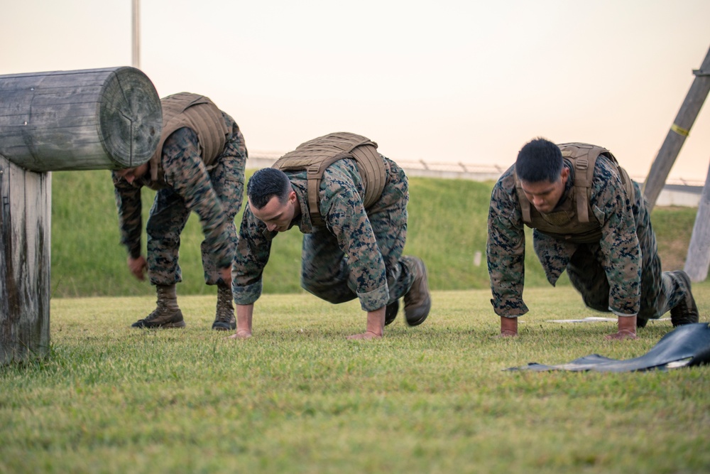 MCAS Iwakuni Marines obstacle course pt