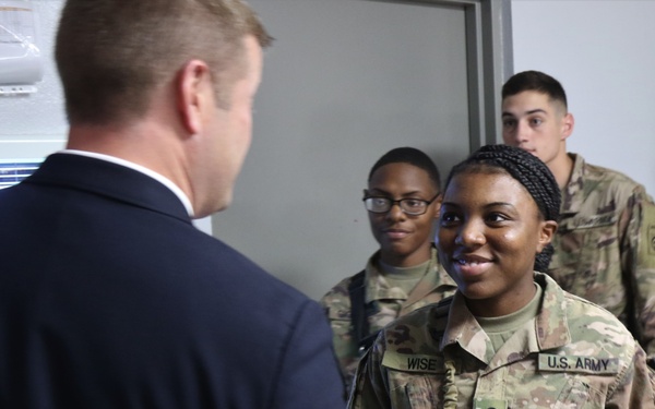 Durable Soldiers meet the Acting Secretary of the Army