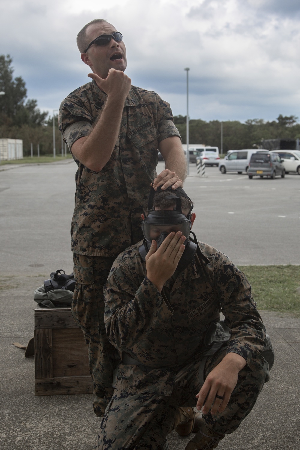 3rd Marine Division Annual Gas Chamber Training