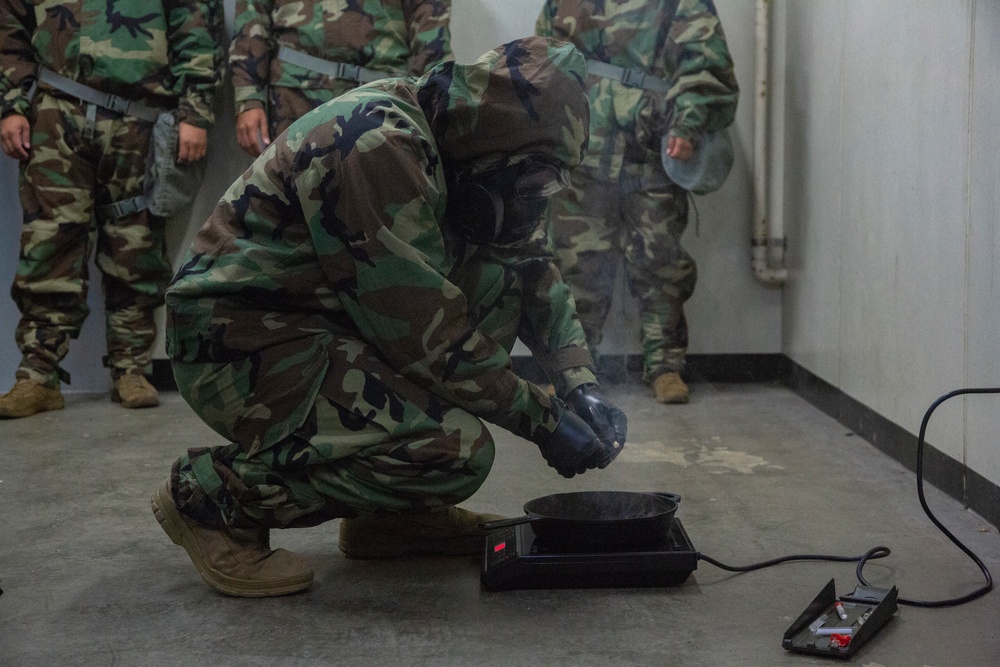 3rd Marine Division Annual Gas Chamber Training