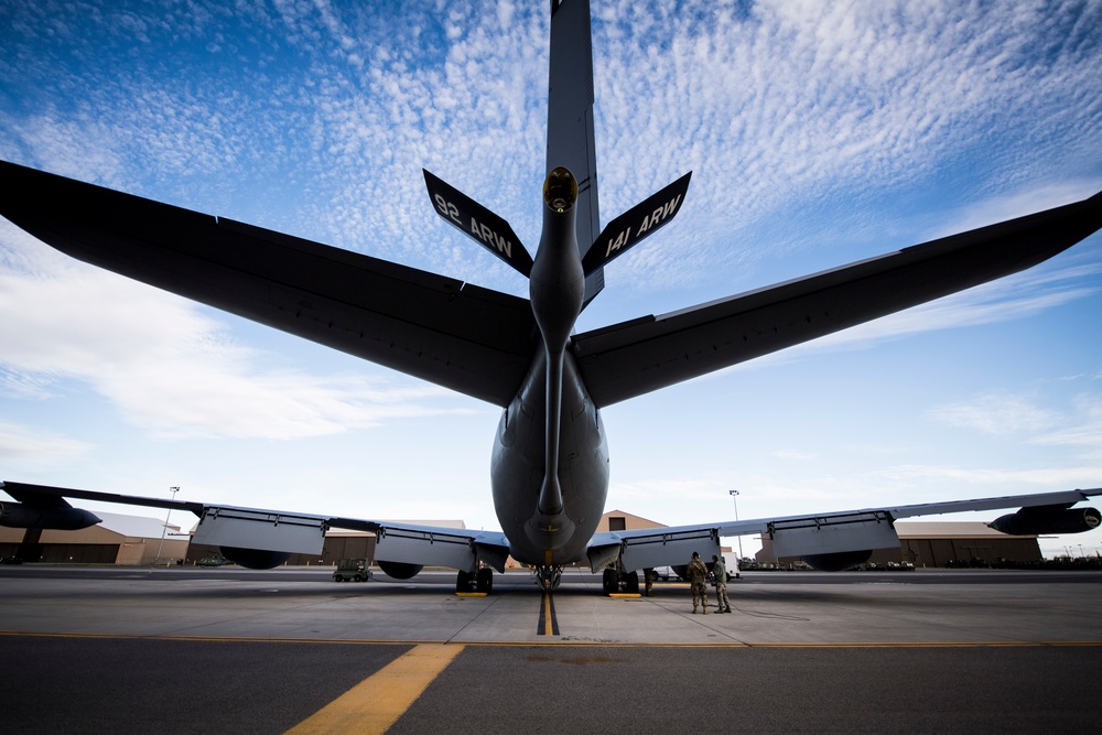 KC-135 Refuels Joint Partners During Mobility Guardian 2019