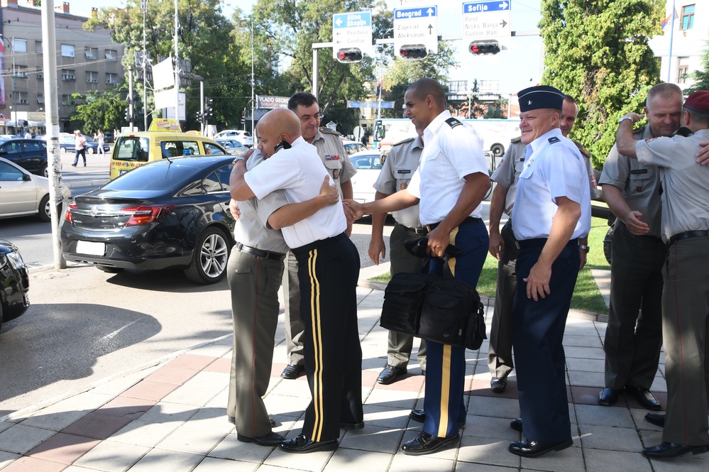 Ohio National Guard delegation visits Serbia for annual state partnership CAPSTONE event