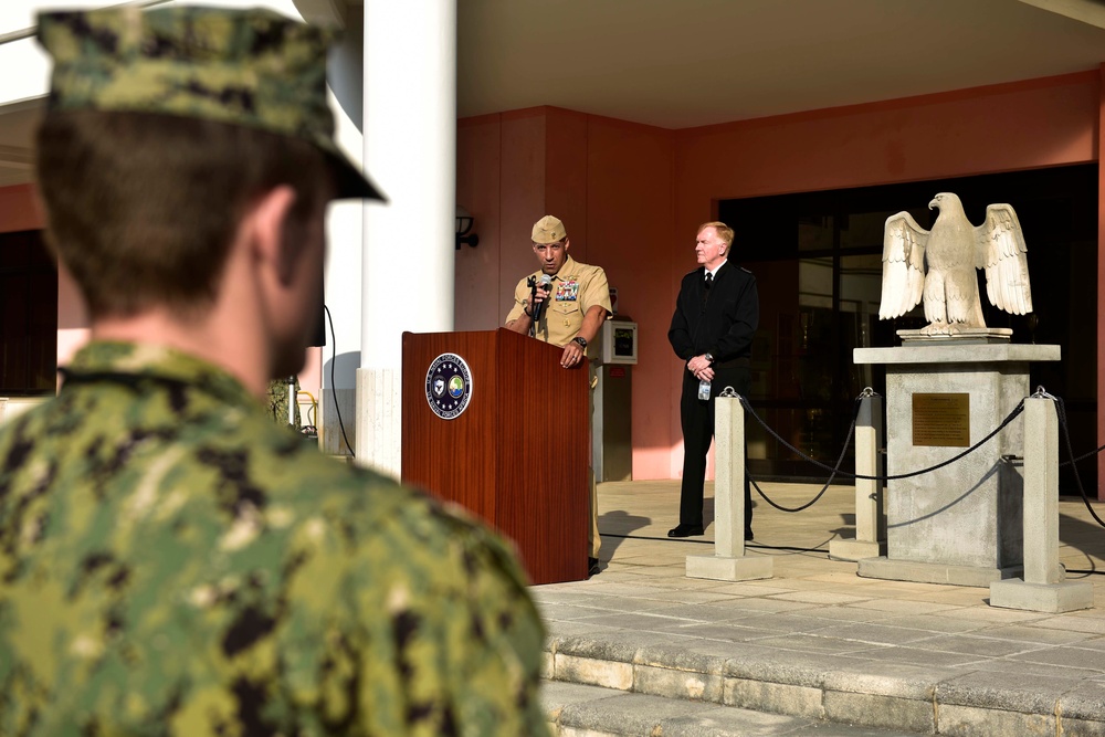 Adm. Foggo Holds All Hands Call