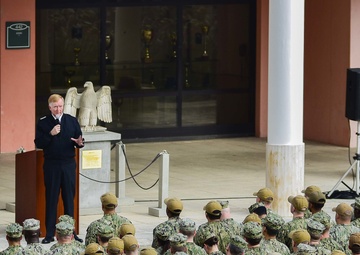 Adm. Foggo Holds All Hands Call