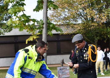 9th JROTC BN first to participate in the USAG Ansbach Adopt-A-Tree Program