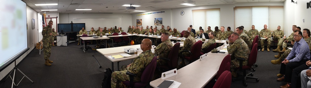 Army active component and Army Reserve command teams train and integrate to support readiness within multi-component partnership