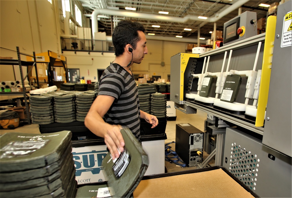 Fort McCoy Central Issue Facility’s armor items scanned for serviceability