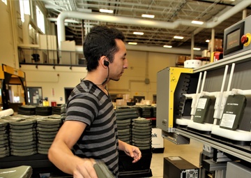 Fort McCoy Central Issue Facility’s armor items scanned for serviceability