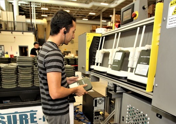 Fort McCoy Central Issue Facility’s armor items scanned for serviceability