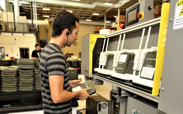 Fort McCoy Central Issue Facility’s armor items scanned for serviceability