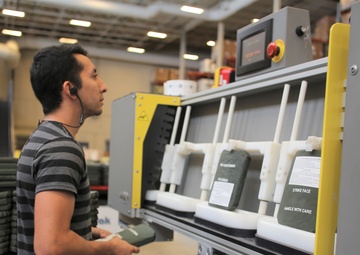 Fort McCoy Central Issue Facility’s armor items scanned for serviceability