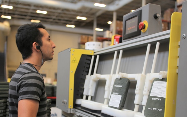 Fort McCoy Central Issue Facility’s armor items scanned for serviceability