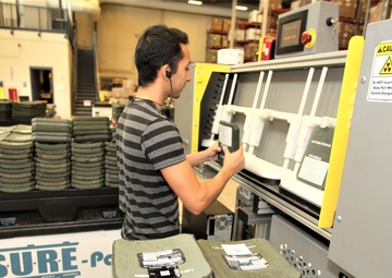 Fort McCoy Central Issue Facility’s armor items scanned for serviceability