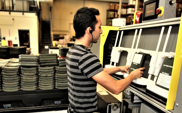 Fort McCoy Central Issue Facility’s armor items scanned for serviceability