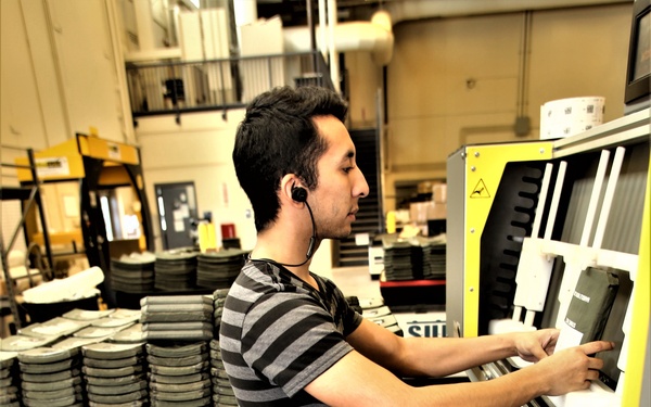 Fort McCoy Central Issue Facility’s armor items scanned for serviceability