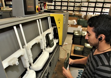 Fort McCoy Central Issue Facility’s armor items scanned for serviceability