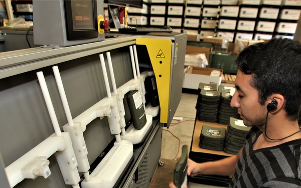 Fort McCoy Central Issue Facility’s armor items scanned for serviceability