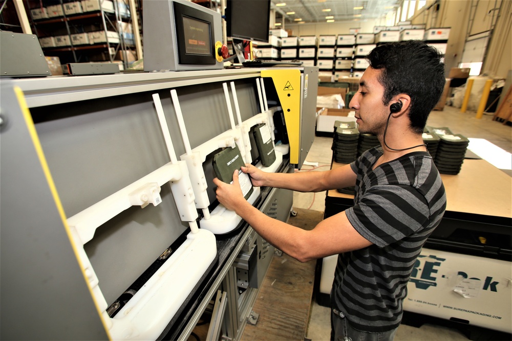 Fort McCoy Central Issue Facility’s armor items scanned for serviceability