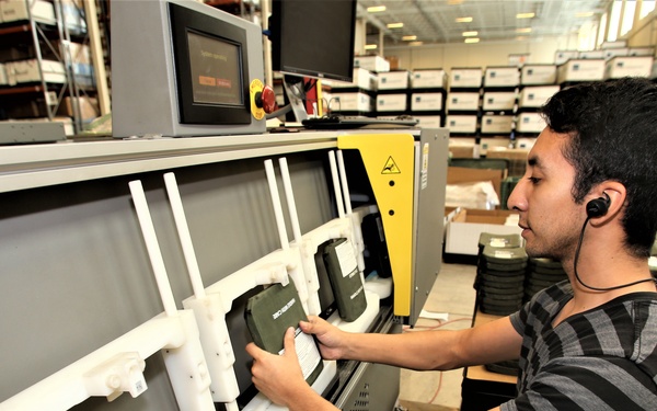 Fort McCoy Central Issue Facility’s armor items scanned for serviceability