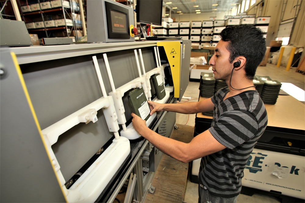 Fort McCoy Central Issue Facility’s armor items scanned for serviceability