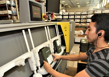 Fort McCoy Central Issue Facility’s armor items scanned for serviceability