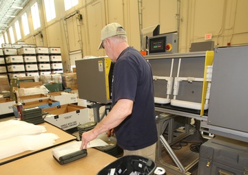 Fort McCoy Central Issue Facility’s armor items scanned for serviceability