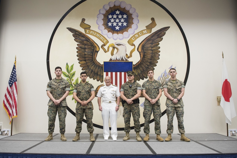 CNO Visits US Embassy in Tokyo, Japan Ministry of Defense