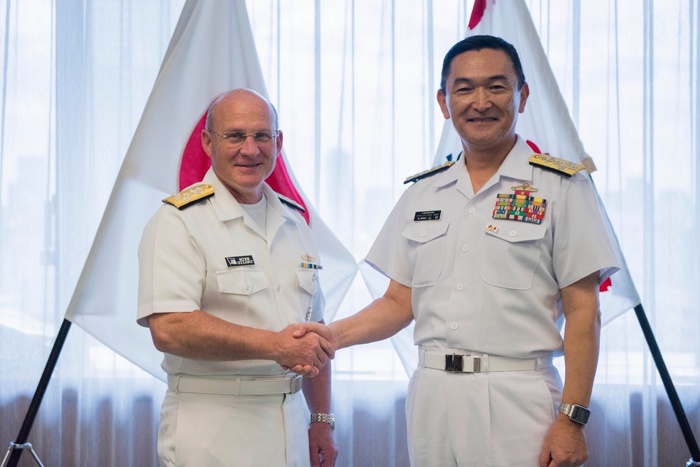 CNO Visits US Embassy in Tokyo, Japan Ministry of Defense