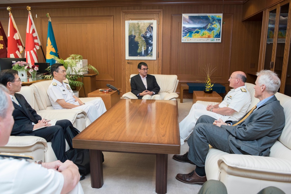 CNO Visits US Embassy in Tokyo, Japan Ministry of Defense
