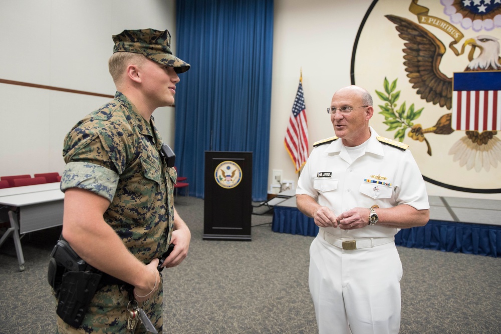 CNO Visits US Embassy in Tokyo, Japan Ministry of Defense