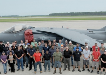 FRCE wraps fly-in maintenance on Harrier jets