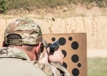 NAVSCIATTS Personnel Refresh Their Pistol Shooting Skills