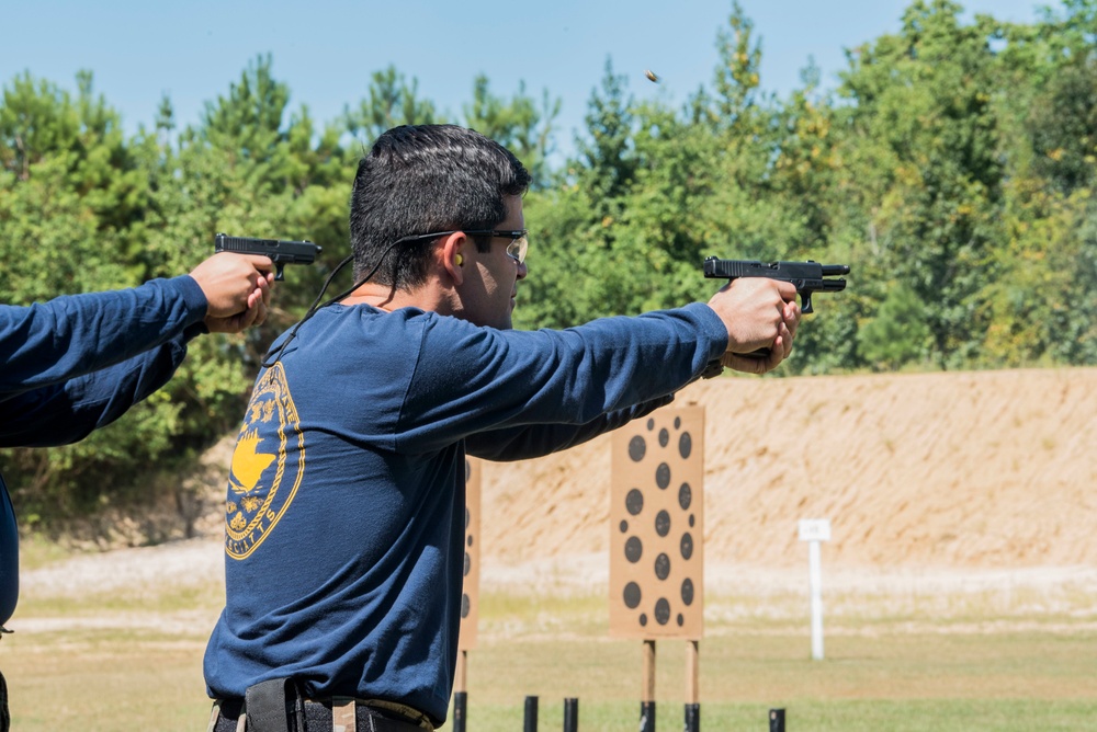 NAVSCIATTS Personnel Refresh Their Pistol Shooting Skills